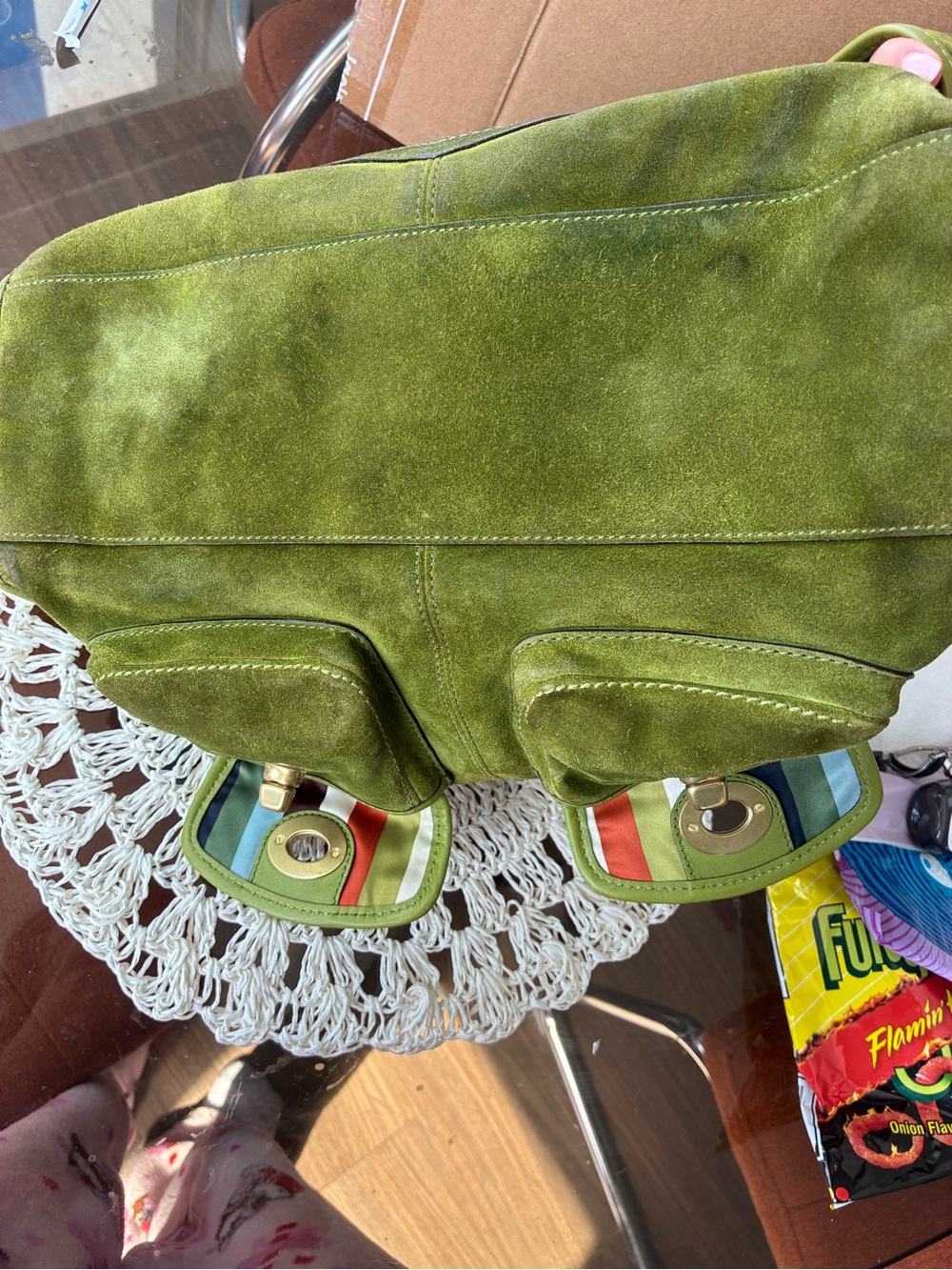 Coach 65th anniversary green haversack bleeker - Picture 7 of 8